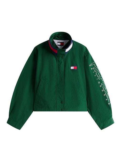 Giubetto sfoderato verde in nylon Tommy Hilfiger | WW0WW45934L6K